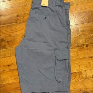 Men's Casual Cargo Shorts - Slate Blue